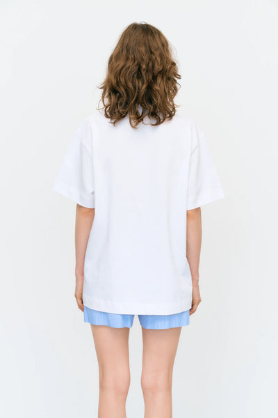 Unisex balti marškinėliai